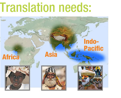 Image - translation needs by region - Africa, Asia, Indo-Pacific