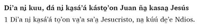 Image of text
