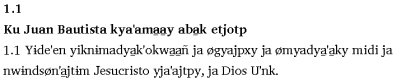 Image of text